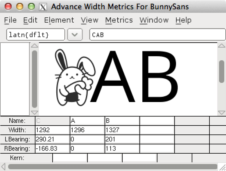 Metrics Window